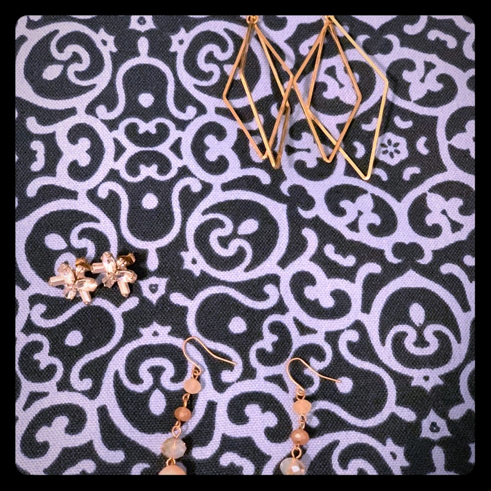 ❗️Set of Three Trendy Earrings